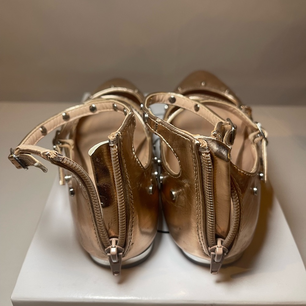 Steve Madden Unisex Gold Jmosh Ballet Flat Size 3M - Picture 5 of 5